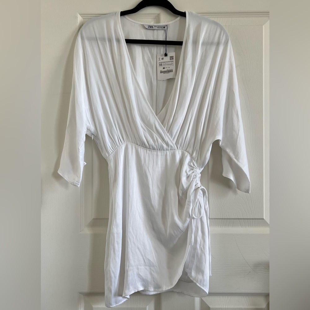 Zara Satin Effect Dress